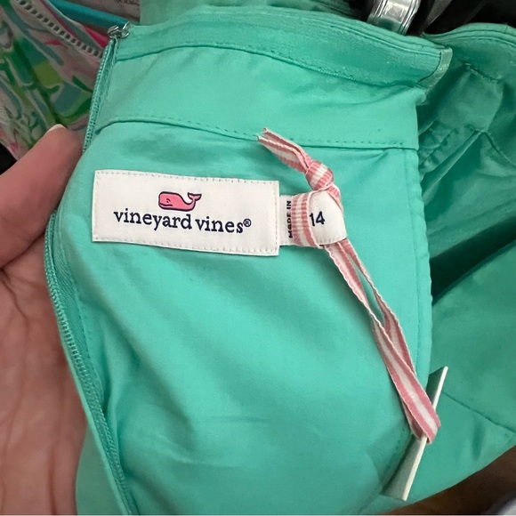 NWT vineyard VINES Caribbean Floral Strapless dress size 14 - Picture 8 of 8